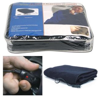 Electric Heated Blanket for Automobiles or Camping Heats up With Just 