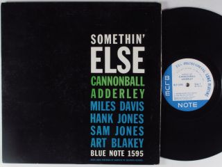 CANNONBALL ADDERLEY Somethin Else BLUE NOTE 1595 LP W 63rd mono