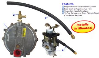   new tri fuel carburetor hook the connection hose to carburetor s