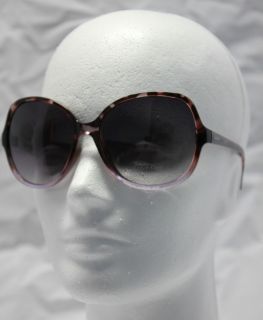 nwt calvin klein r635s 518 brown tortoise purple womens sunglasses 147