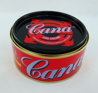 Cana Car Cream Silicone Wax Cleans Waxes Protects