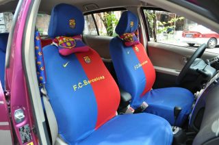 New Barcelona Vehicle Car Auto Seat Headrest Covers