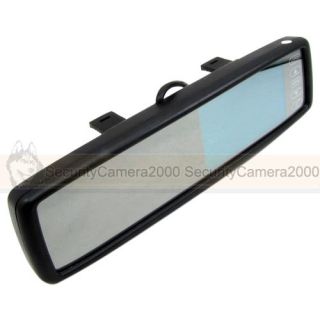 2Channel TFT LCD Video Monitor Car Vehicle Rear View Mirror