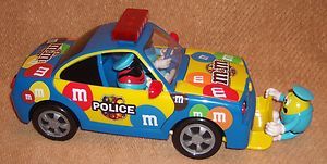 Police Vehicle Police Car Candy Dispenser Lights & Sound M&M 