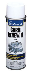 Eastwood Carb Renew II Silver Carburetor Paint Aerosol