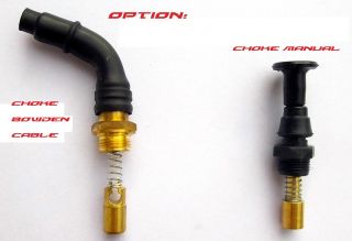 Choke option Standard option choke bowden cable. You like change 