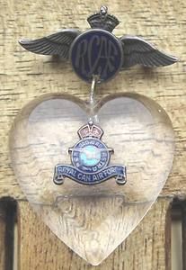Royal Canadian Air Force Sterling Sweetheart Pin
