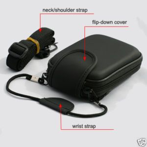 Black Case for Canon PowerShot SD450 400 Digital Camera