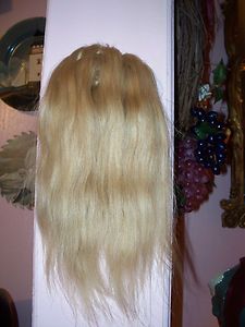100% Human Hair Wig Wiglet Topper Crown Filler 10 Bld no. 106