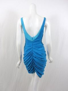 Camilla and Marc Womens Deka Mid Blue Dress 4 $490 New
