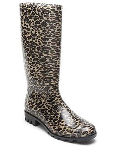 Capelli New York Leopard Print Rain Boots