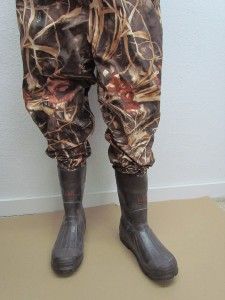 Pro Line World Famous Fishing Hunting Mens Camo Boot Waders Size 10 