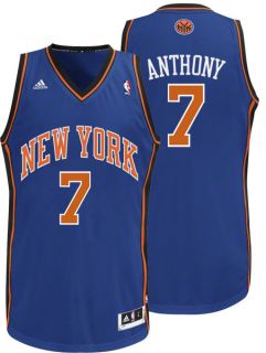 Carmelo Anthony Jersey Adidas Blue Swingman 7 New York Knicks Jersey 