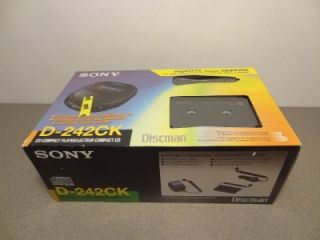 Sony D 242CK Discman ESP CD Player AC Adapter Cassette Car Kit