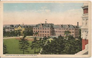 Campion College Prairie Du Chien Wisconsin Wi Postcard