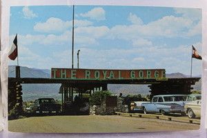 Colorado CO Canon City Royal Gorge Bridge Postcard Old Vintage Card 