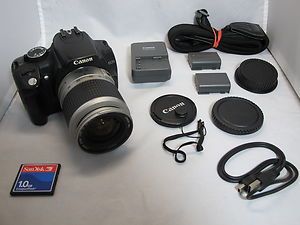Canon EOS Digital Rebel XT 350D 8 0 MP Digital SLR Camera Black Kit w
