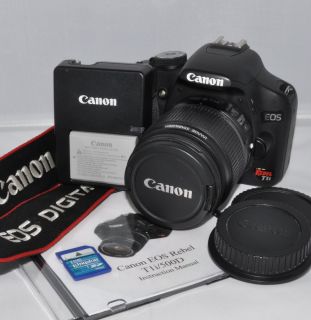 Canon EOS Digital Rebel T1i 500D 15 1 MP DSLR Camera Kit with EF s 18 