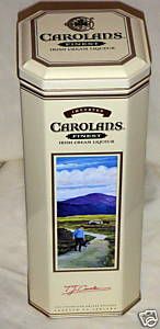 Carolans Finest Irish Cream Liqueur Advertising Tin New