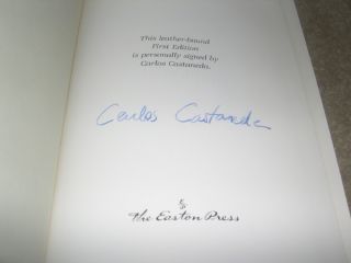   Press Art of Dreaming Carlos Castaneda Leather 1993 1st Ed Mint