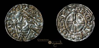 RARE Viking Traded Cnut Saxon Silver Penny Coin 012008