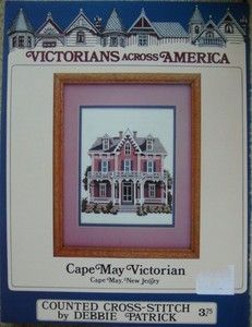 Cape May Victorian Counted Cross Stitch Chart Victorians Across 