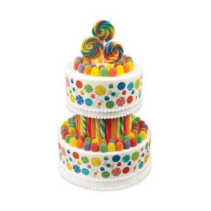 Candy Birthday Edible Designer Cake Prints Assorted