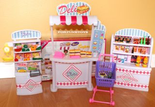 GLORIA DOLL HOUSE FURNITURES FOR BARBIE SUPERMARKET PLAY SET