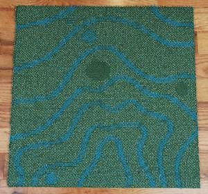 Carpet Tile Squares $1 29 per SF Green Orbit