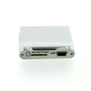 New Clip  Player for 2GB 4GB Micro SD TF Card Silver
