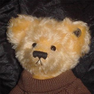   Mohair Teddy Bear by Barbara Cardwell   Retired Knickerbocker LE   NEW