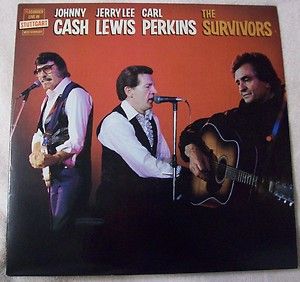   Cash LP THE SURVIVORS Jerry Lee Lewis Carl Perkins RARE MINT CONDITION