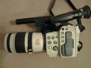 Canon L1 Hi8 Camcorder NOT WORKING + CL 8 120 15X W/ Lens 