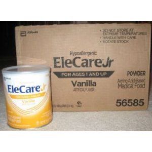 CASES ( 18 CANS) VANILLA ELECARE POWDERED FORMULA EXP 10/2013