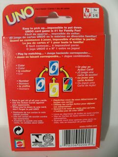 Mattel Uno Card Game New in The Box