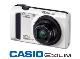 New Casio Exilim EX ZR100 HDR Camera White