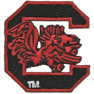 click an image to enlarge south carolina gamecocks embroidered sticker 