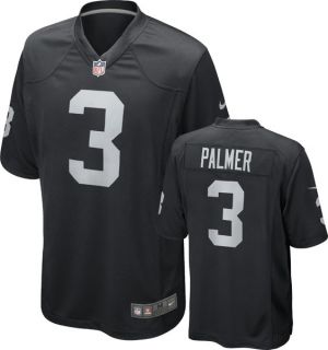 Oakland Raiders Mens Game Replica Jersey   Carson Palmer #3