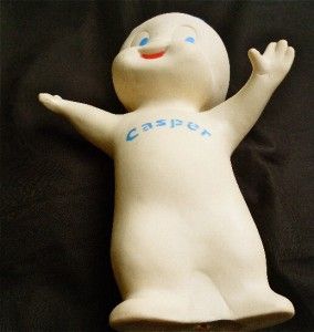 Casper Toy Doll The Friendly Ghost Rubber Plastic 1960s Vintage TV 