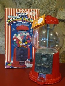 Jr Carousel Gumball Machine Antiqued in Original Box