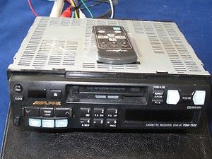 Alpine car stereo Cassette Receiver 4x25 Watt 7532 With Remote