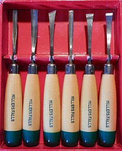 Miller Falls No 106 Carving Tool Set Must See