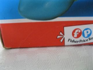 Vintage Fisher Price Tag Along Turtle from 1977 with Original Box 