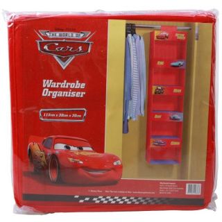 NEW Cars Lightning MCQUEEN Wardrobe Shelf ORGANISER Storage 4 Kids 
