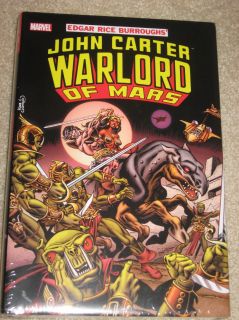 John Carter Warlord of Mars Marvel Omnibus HB Book Movie Edgar Rice 