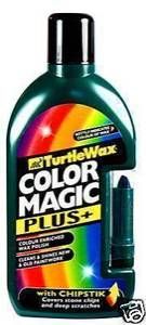 Turtle Wax Color Magic Dark Green Colour Enriched Wax Polish 500ml 