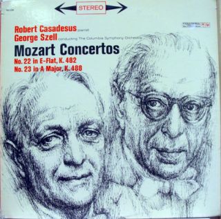 CASADESUS SZELL mozart concertos LP mint  360 MS 6194