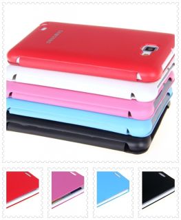 New Red Slim Leather Style Flip Cover Case for Samsung Galaxy Note 