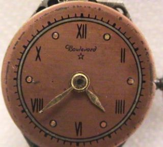   WATCH 17 JEWEL SWISS COLOMBY 14K SOLID ROSE GOLD LAPWELL CASE