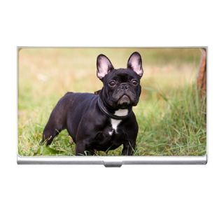 French Bulldog Dog Puppies Credit Business Card Holder